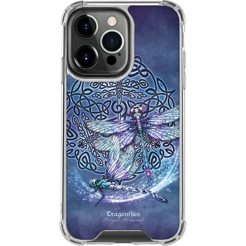 Dragonfly Celtic Knot by Brigid Ashwood iPhone 16 Pro Clear Case